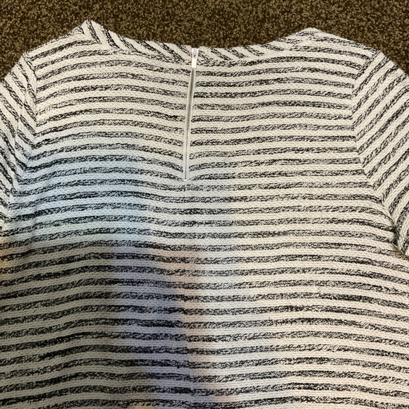 ANN TAYLOR LOFT COTTON BLEND STRIPPED SWEATER - Picture 6 of 7